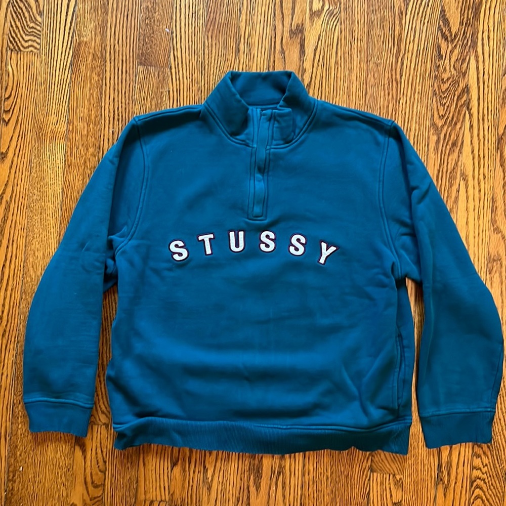 Stussy Embroidered Fleece Sweatshirt